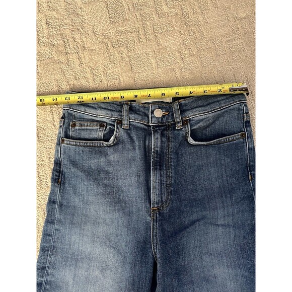 Jeanerica Women's 26/32 Mid Vintage Organic Cotton Denim Blue Jeans - Picture 4 of 7